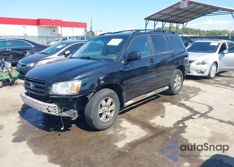 2005 Toyota Highlander V6 из США, поврежденный, VIN JTEEP21A050072386